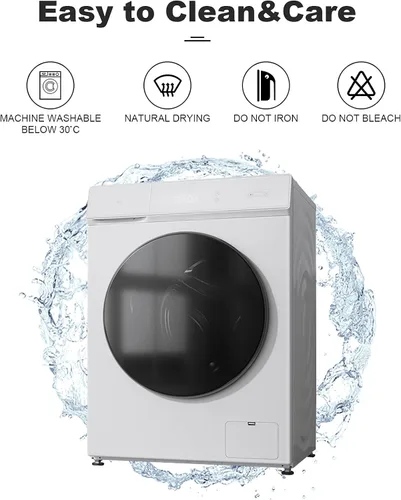 Miniatura 7 de ele ELEOPTION Fundas reclinables de 4 piezas con bolsillo lateral, antideslizante, ajustable, protector de muebles con parte inferior elástica Negro