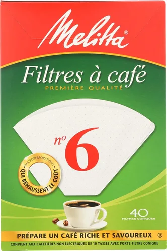 Miniatura 2 de MELITTA INC Filtro de café cono # 6, 40 CT