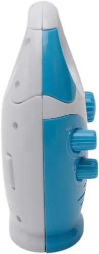 Miniatura 8 de UXELY Radio de ducha, radio de baño AM FM, radio de ducha colgante impermeable con volumen ajustable altavoz integrado (blanco azul)