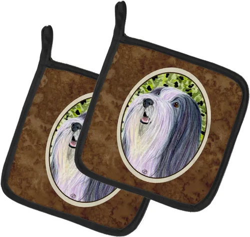 Miniatura 31 de Caroline's Treasures SS8617PTHD - Juego de soportes para ollas de cocina resistentes al calor, almohadillas calientes para horno para cocinar, Husky