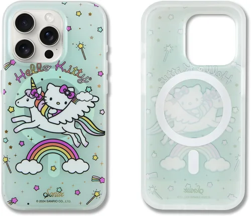 Miniatura 141 de Sonix x Sanrio - Funda para iPhone 15 Pro, compatible con MagSafe, probada en caídas de 10 pies, adivinador Kuromi