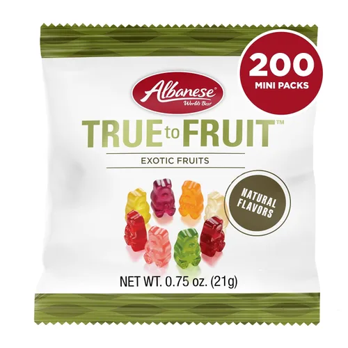 Miniatura 15 de Albanese Ultimate 8 Flavor Gummi Bears, ositos de goma de 8 sabores, 2.5 oz, 12