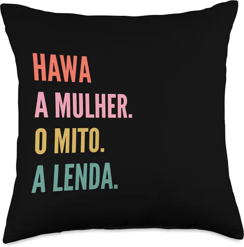 Miniatura 4 de Funny Portuguese First Name Design - Hawa Throw Pillow