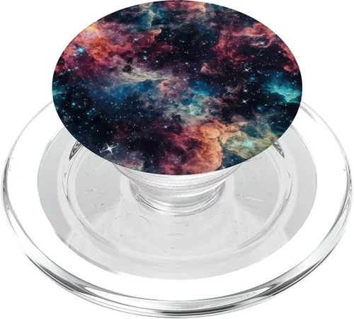 Miniatura 8 de PopSockets estéticos de nebulosa espacial Galaxy intercambiables PopGrip