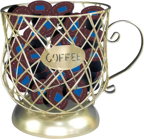 Miniatura 6 de Owill-home Soporte para cápsulas de café y taza organizadora, soporte de metal para tazas de café expreso, soporte para crema de café, soporte