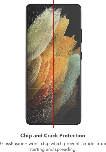 Miniatura 3 de ZAGG InvisibleShield GlassFusion+ - Protector de pantalla de vidrio híbrido - Hecho para Samsung GS21 (6.2") - Compatible con fundas