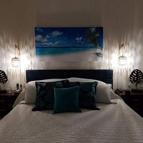 Miniatura 6 de Frideko Apliques de pared enchufables, juego de dos lámparas tejidas a mano con cable de ratán, luces de granja, aplique montado en la pared, Marrón