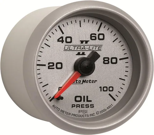 Miniatura 7 de Auto Meter 4921 Ultra-Lite II Manómetro de aceite 2.3125 pulgadas