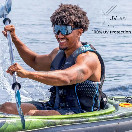 Miniatura 4 de ÆRA Gafas de natación ultraligeras sin marco, lente nanotecnológica antivaho, 100% protección UV, surf, SUP, moto acuática, esquí acuático, aguas