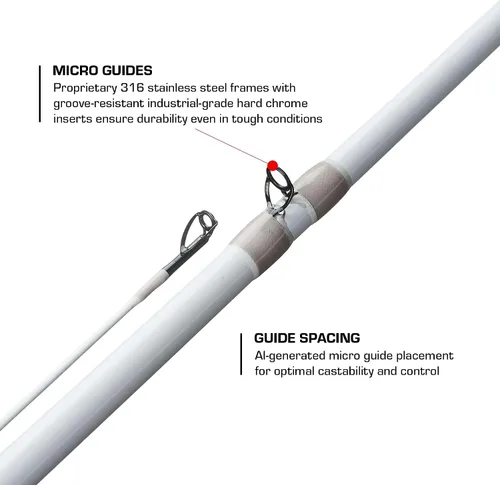 Miniatura 4 de Duckett Fishing Ghost II Spinning & Casting Rods, Lightweight, Durable, and Ultra-Sensitive Performance Fishing Rod