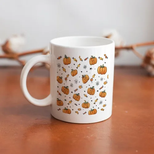 Miniatura 7 de Taza de cerámica de calabaza con telarañas, taza de viaje para papá, regalo único para el día del padre, marido, hombres, él