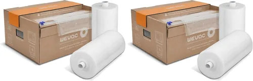 Miniatura 12 de Wevac Rollo de sellado al vacío de alimentos de 8 pulgadas x 150 pies con cortador, bolsas selladoras al vacío ideales para conservar alimentos, sin