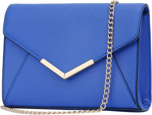 Miniatura 23 de KKXIU Bolso Clutch de Noche Tipo Sobre de Cuero Sintético Elegante para Mujer, Bolso Plegable para Fiesta, Boda, Graduación
