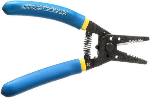Miniatura 12 de Klein Tools 80121 Juego de alicates pelacables con pelacables, fabricado en Estados Unidos, alicates Lineman y cortadores diagonales, 3 piezas