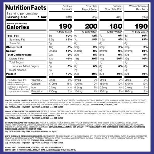 Miniatura 5 de Quest Nutrition Ultimate Variety Pack Barras de proteínas, altas en proteínas, bajas en carbohidratos, sin gluten, aptas para dieta cetogénica, 12