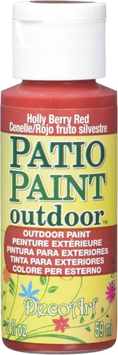 Miniatura 16 de DecoArt Patio Paint Pintura acrílica de 2 onzas color amarillo sol Sunshine Yellow
