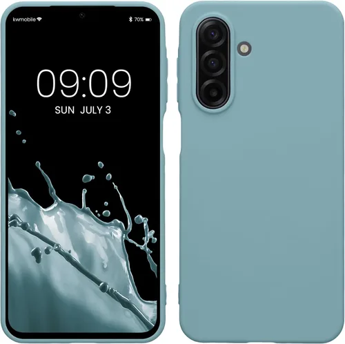 Miniatura 163 de kwmobile Funda compatible con Samsung Galaxy A23 4G / 5G - Funda de silicona TPU metálica suave y delgada - Rojo oscuro metálico
