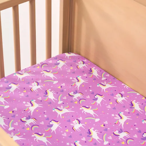 Miniatura 6 de Little Sleepies Sábanas de cuna para bebé, sábanas de cuna de viscosa muy suave de bambú para niños y niñas, sábana de cama para niños, sábana