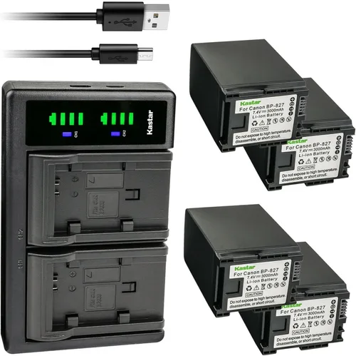 Miniatura 7 de Kastar Cargador de batería USB LTD2 para Canon VIXIA HF M31 HFM31, VIXIA HF M32 HFM32, VIXIA HF M36 HFM36, VIXIA HF M300 HFM300, VIXIA HF M301