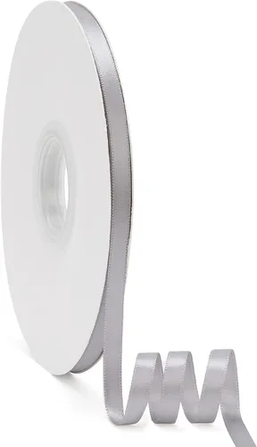 Miniatura 28 de Cinta de satén de doble cara verde manzana de 1-1/2 pulgadas x 50 yardas, cinta de color sólido de alta densidad, ideal para manualidades, envoltura