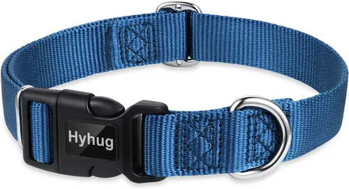 Miniatura 8 de Hyhug Pets - Collar clásico para perros de la colección regular de color sólido (S, negro)