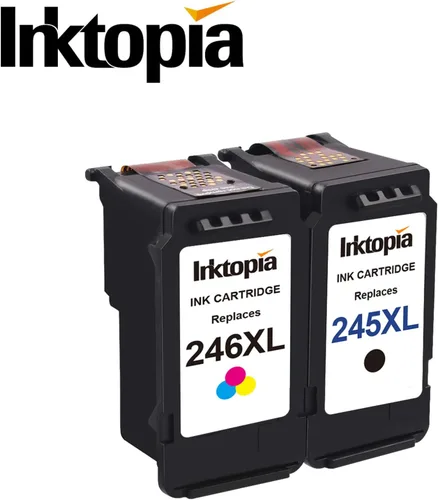 Miniatura 9 de Cartucho de tinta remanufacturado para Canon PG 245XL & CL 246XL con indicador de nivel de tinta utilizado en impresoras PIXMA iP2820 MG2420 MG2520