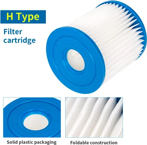 Miniatura 2 de WuYan Filtros de repuesto para bañera de hidromasaje Intex, filtro de bomba de piscina 28601/28602 para Intex tipo H 29007E Set cartucho de filtro