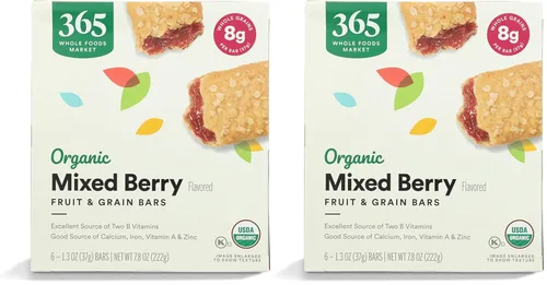 Miniatura 12 de 365 by Whole Foods Market, Barra orgánica de cereales de manzana 6 unidades, 7.8 onzas