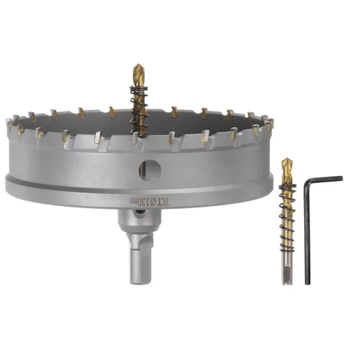 Miniatura 56 de HARFINGTON Cortador de carburo de sierra de agujero de metal de 0.472 in / 0.47 pulgadas de diámetro para acero inoxidable, metal, aleación