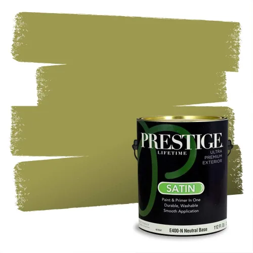 Miniatura 1338 de Prestige Paints - pintura de exterior y pintura de imprimación en una, E100-T-6006-10AVP