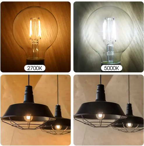 Miniatura 6 de Energetic Lighting Edison - Bombilla LED regulable, globo G25, equivalente a 60 W, luz blanca suave de 2700 K, base norma E26, con certificación UL