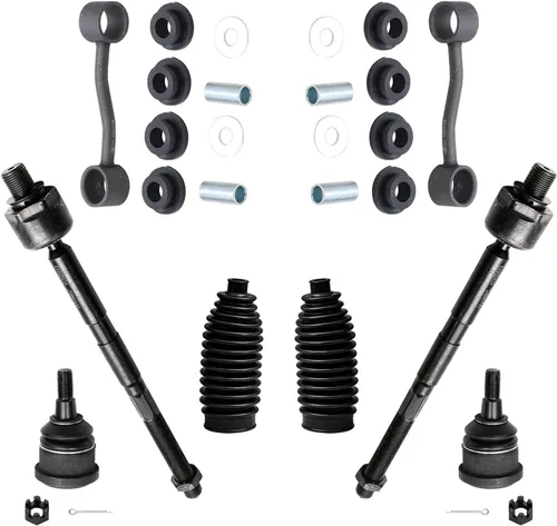 Miniatura 287 de Detroit Axle – Kit de suspensión delantera para Hyundai 2013-2018 Santa Fe 2 enlaces de barra de estabilizador 4 varillas de amarre interiores