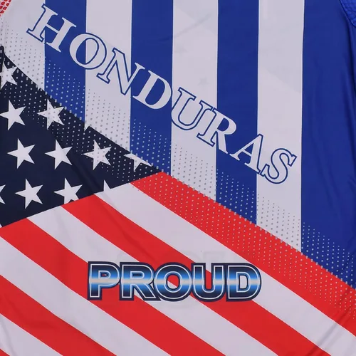 Miniatura 9 de Fury Camiseta de fútbol Honduras y USA Flag Mix - Camiseta de fútbol Honduras - Camiseta de Futbol Honduras Jersey HombreMujerUnisex