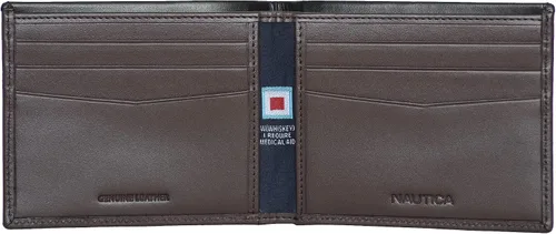 Miniatura 2 de Nautica Pop Color Leather Bifold Wallet