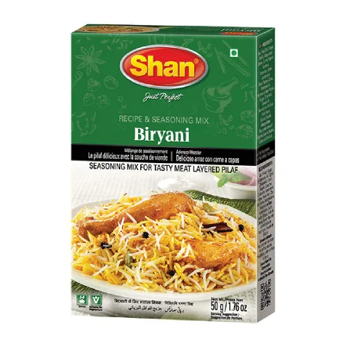 Miniatura 126 de Shan Korma Recipe and Seasoning Mix 1.76 oz (50g) - Spice Powder for Traditional Meat in Yogurt Sauce - Suitable for Vegetarians - Airtight Bag in a