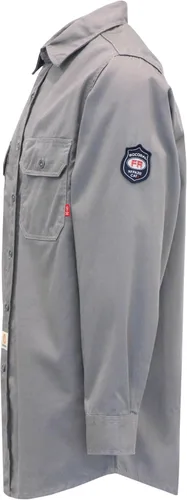 Miniatura 5 de BOCOMAL Camisas FR 6.25oz Camisas de soldadura ligeras resistentes al fuego Camiseta retardante de fuego para hombres