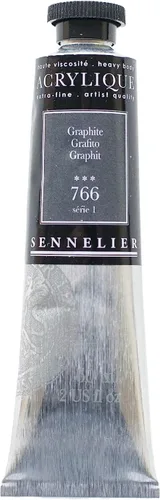 Miniatura 108 de Sennelier Acrílico para artistas extrafinos, 2.0 fl oz, luz verde cromo S3
