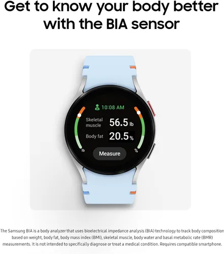 Miniatura 3 de Samsung Galaxy Watch FE 40mm Bluetooth AI Smartwatch con seguimiento de fitness, sensor BIA, zonas de frecuencia cardíaca personalizadas, monitor