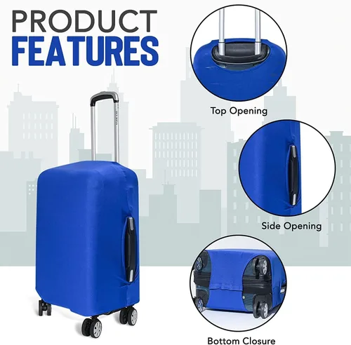 Miniatura 5 de Funda de equipaje de viaje I Protector de maleta aprobado por la TSA I Fundas de equipaje para maleta I Funda de maleta Bolsa I Protector