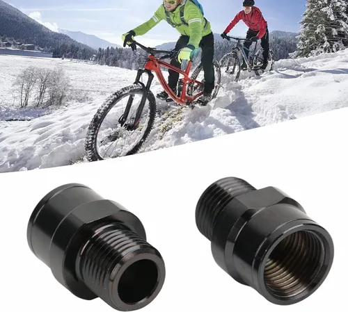 Miniatura 4 de Extensor de pedal, pedal de aleación de 0.630 in/0.6 pulgadas, eje de extensión universal para bicicletas de montaña, bicicletas de carretera BMX