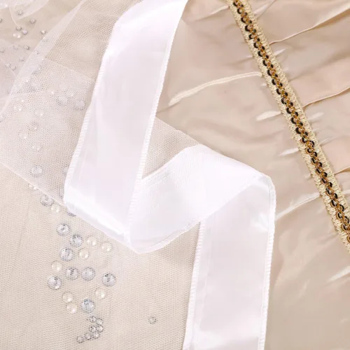 Miniatura 7 de Mengersi Cortina para Dosel de Cama Princesa, con 4 Esquinas, Dosel con Mosquitero para Cama de Princesa (Blanco, Doble)