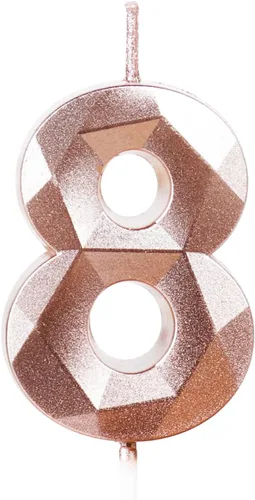Miniatura 164 de Velas de cumpleaños número 15, velas número 15, velas de feliz cumpleaños de oro rosa para pastel, decoraciones de cobertura de pastel de diseño 3D