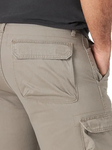 Miniatura 5 de Wrangler Authentics Pantalón corto cargo de sarga prémium para hombre