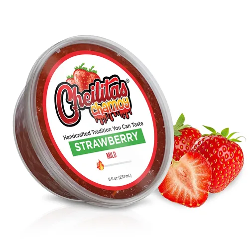 Miniatura 14 de Cheilitas Chamoy Salsa de caramelo mexicano natural para bordes Hecho a mano para bebidas, cócteles, micheladas, cerveza y más (mango)