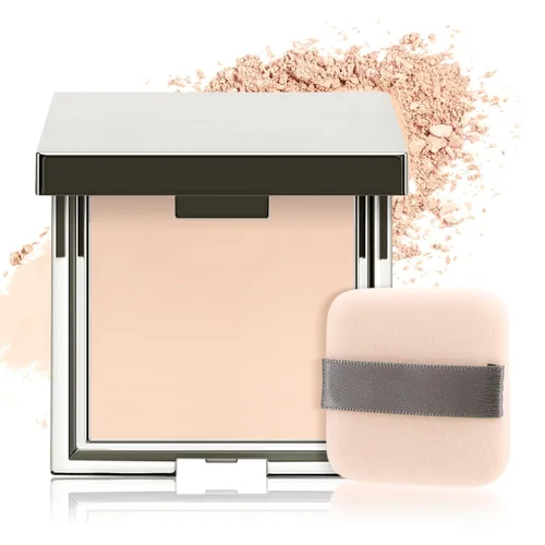 Miniatura 9 de Boobeen Polvo de acabado facial mate, polvo prensado de ajuste suave, control de aceite de maquillaje, base de maquillaje de larga duración, polvo #1