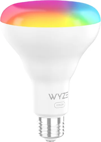 Wyze Color de la bombilla, bombilla inteligente Wi-Fi BR30, base E26, equivalente a 75 W, 950 lúmenes, 16 millones de colores y blanco sintonizable,
