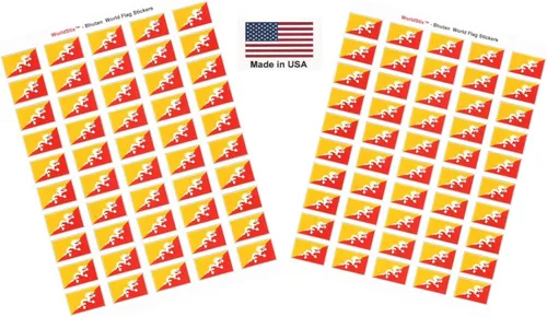 Miniatura 16 de 100 calcomanías de la bandera de Alaska; 1.5" x 1" hechas en Estados Unidos, calcomanías autoadhesivas de la bandera del estado para álbumes