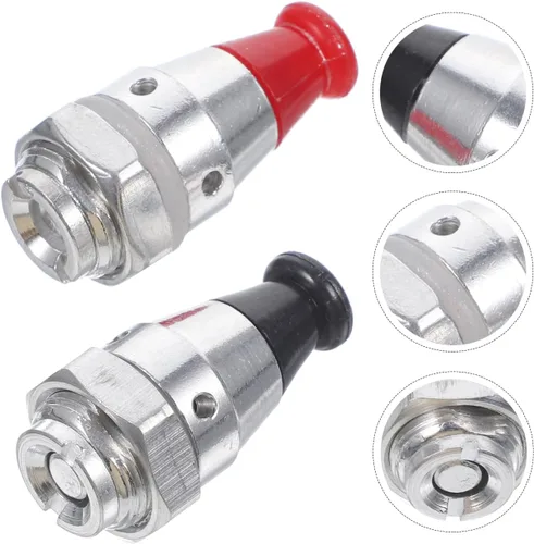 Miniatura 9 de Válvula de seguridad de repuesto para olla a presión, paquete de 2 accesorios universales de limitación de presión de 1.41 x 0.70 x 0.70 pulgadas