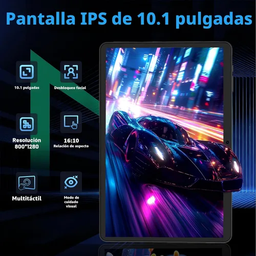 Miniatura 7 de Tableta Android 15 de 10 pulgadas 2026 con teclado, 26 GB+256 GB, expansión de 2 TB, Tablet PC Gemini AI con Octa-Core, 8000mAh, WiFi 5G, GPS, GMS