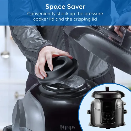 Miniatura 2 de Goldlion Soporte de tapa de silicona compatible con olla a presión Ninja Foodi y freidora de aire de 5 cuartos de galón, 6.5 cuartos de galón y 8